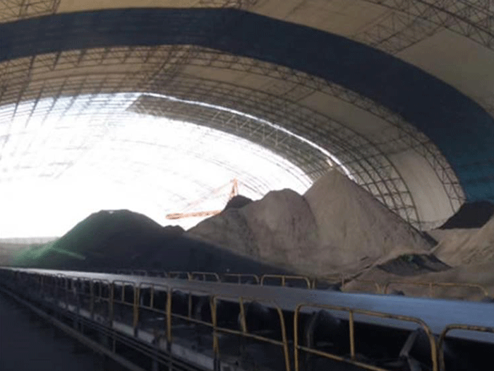 嘉定煤棚料仓网架